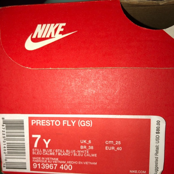 Blue & white nike presto - Picture 2 of 2